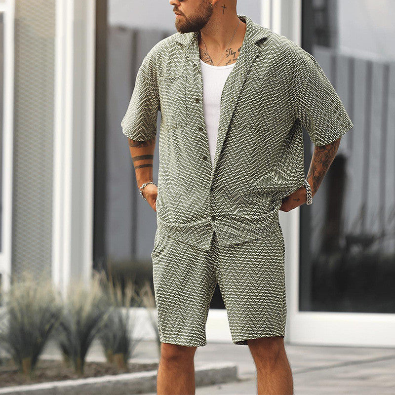 Ethan | Lättvikts Kortärmad Skjorta och Shorts Set 3