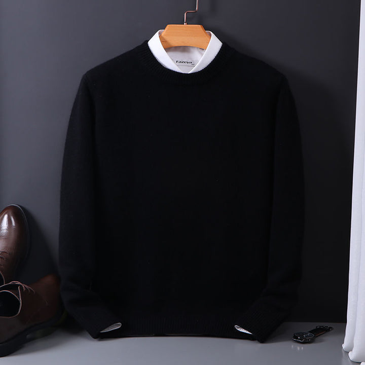 Ethan | Loose Cozy Hösttröja med Rund Hals 0