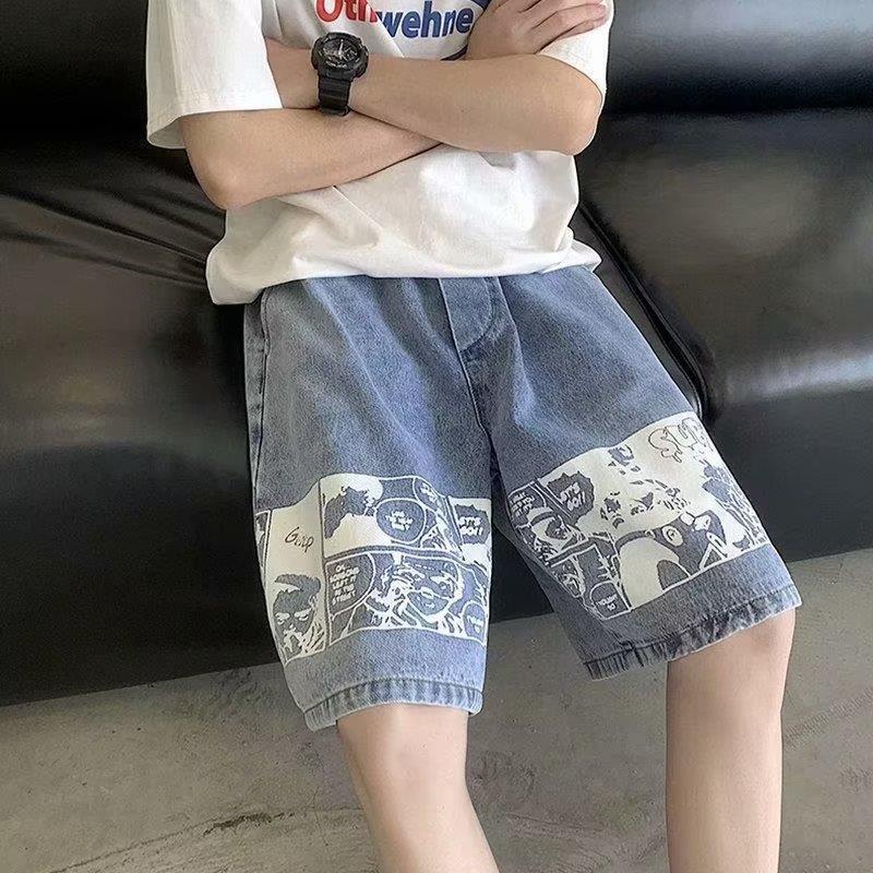 Ethan | Loose Fit Casual Denim Shorts för Herrar 0