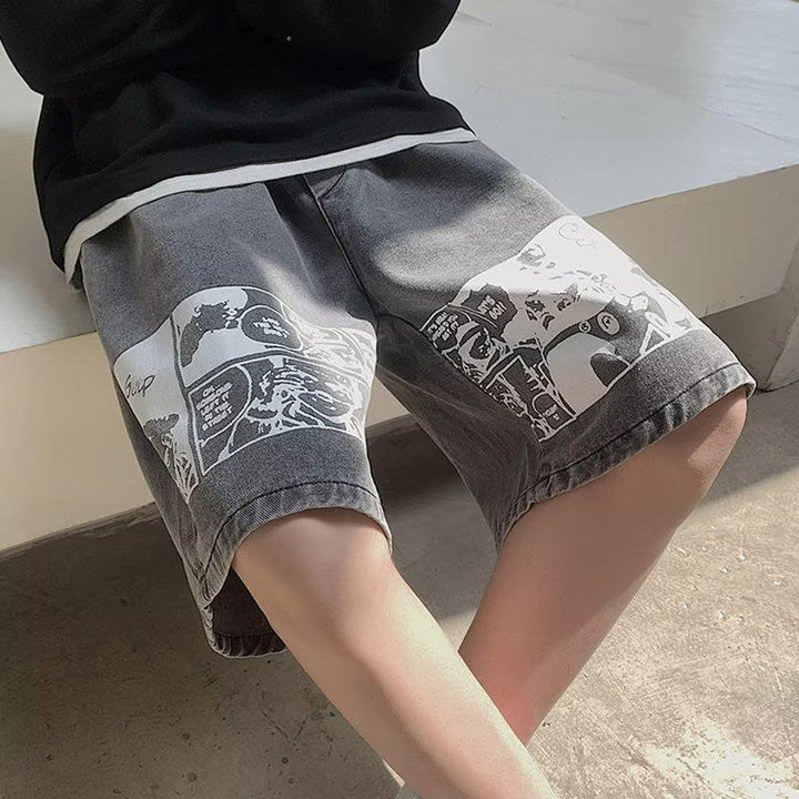 Ethan | Loose Fit Casual Denim Shorts för Herrar Lissandra.se