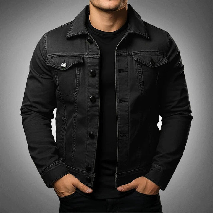 Ethan | Mångsidig Långärmad Jeansjacka 1