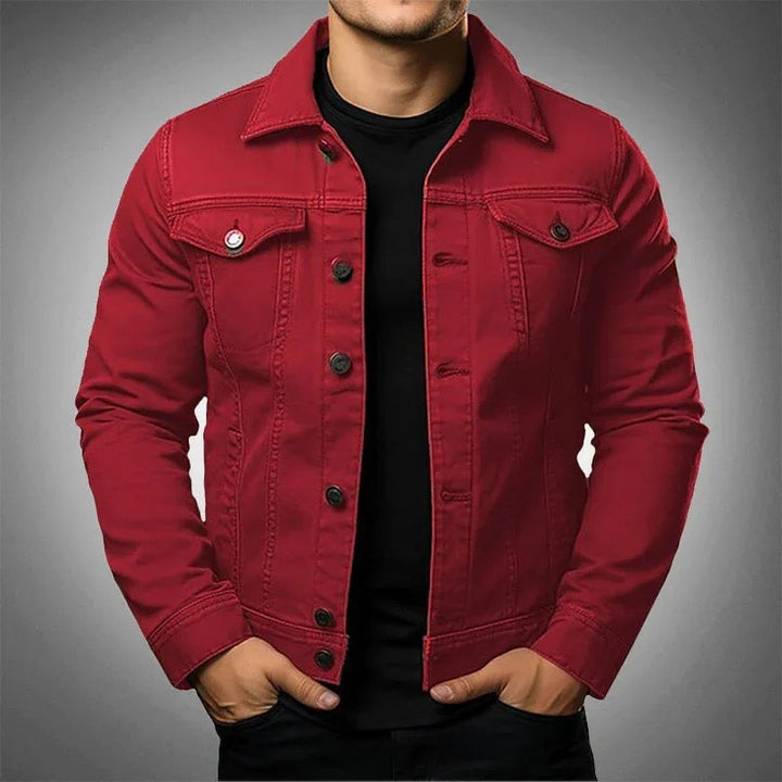 Ethan | Mångsidig Långärmad Jeansjacka 3
