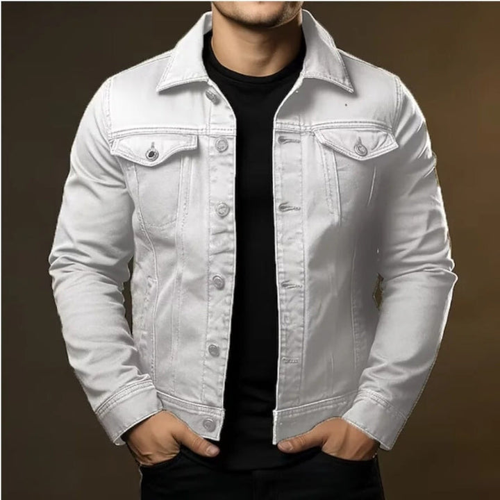 Ethan | Mångsidig Långärmad Jeansjacka 5