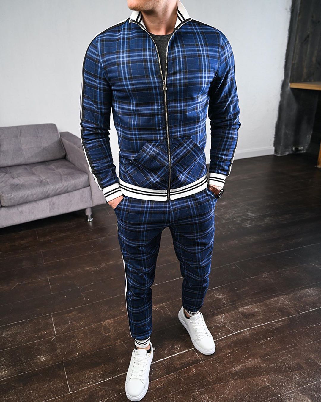 Ethan | Mångsidig Långärmad Sportset för Herrar i Plusstorlek 2