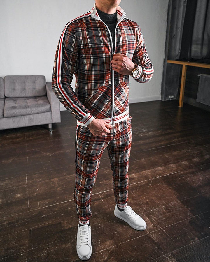 Ethan | Mångsidig Långärmad Sportset för Herrar i Plusstorlek 6