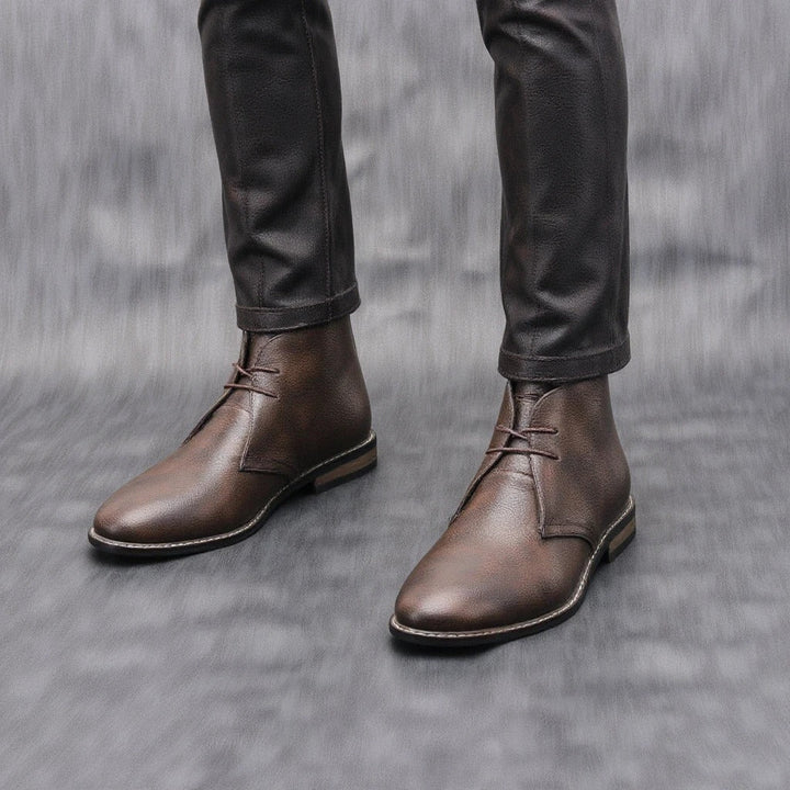 Ethan | Matt Finish Herrstövlar med Minimalistisk Design 1