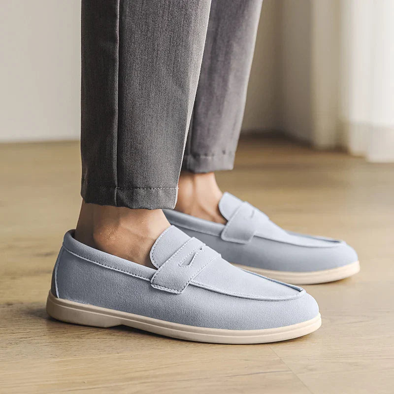 Ethan | Mjuk Konstmocka Loafers för Män med Handsydda Sömmar 0