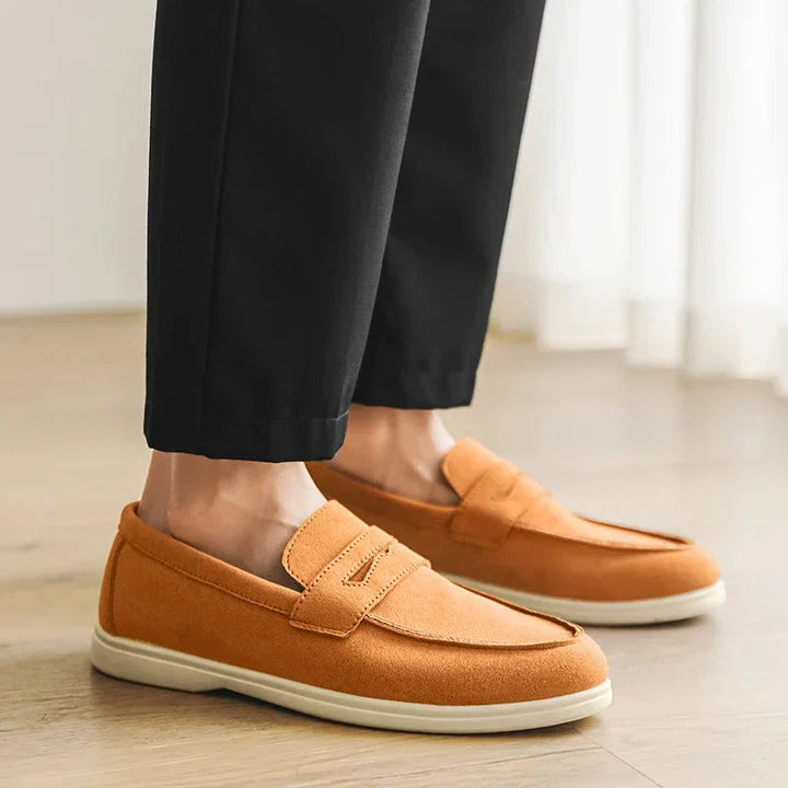 Ethan | Mjuk Konstmocka Loafers för Män med Handsydda Sömmar 1