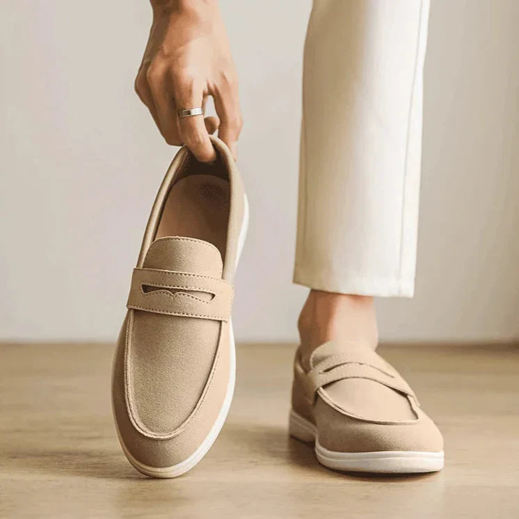 Ethan | Mjuk Konstmocka Loafers för Män med Handsydda Sömmar 2