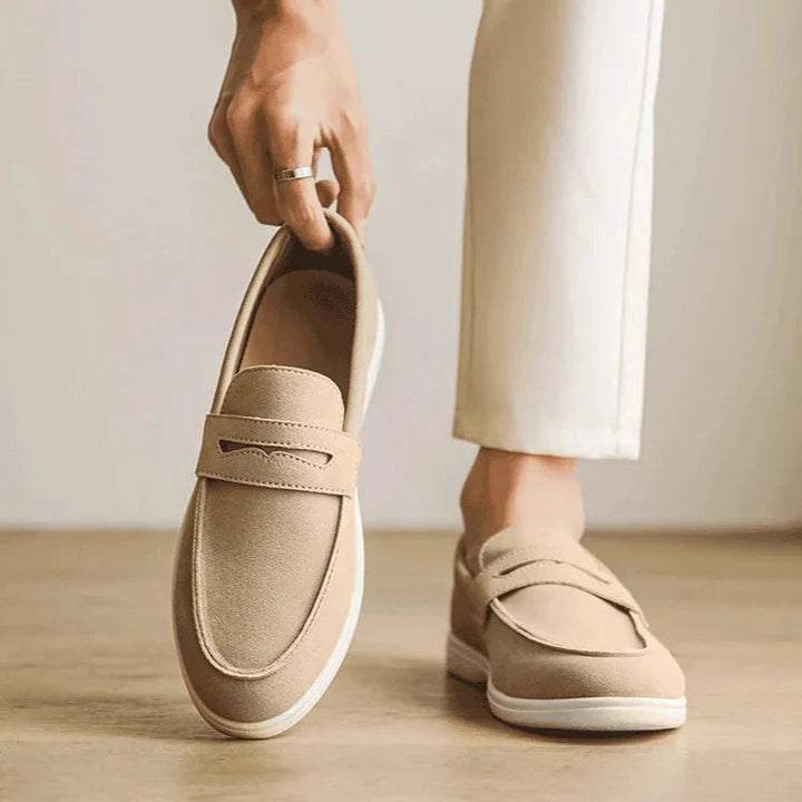 Ethan | Mjuk Konstmocka Loafers för Män med Handsydda Sömmar 2