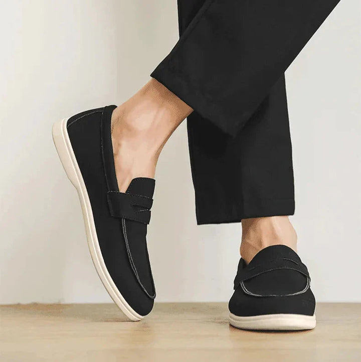 Ethan | Mjuk Konstmocka Loafers för Män med Handsydda Sömmar 3