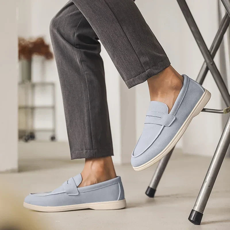 Ethan | Mjuk Konstmocka Loafers för Män med Handsydda Sömmar 4
