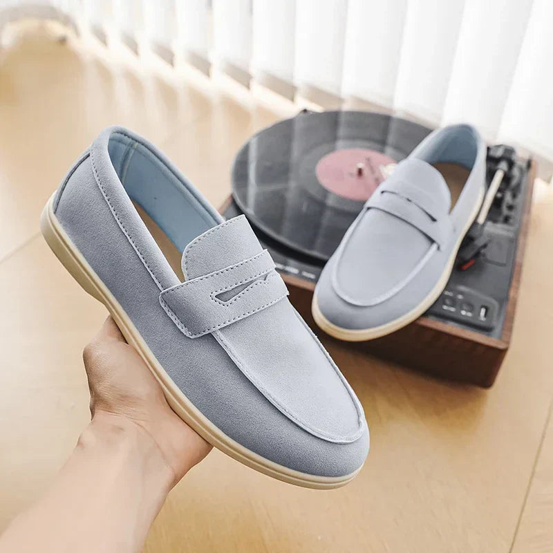 Ethan | Mjuk Konstmocka Loafers för Män med Handsydda Sömmar 6