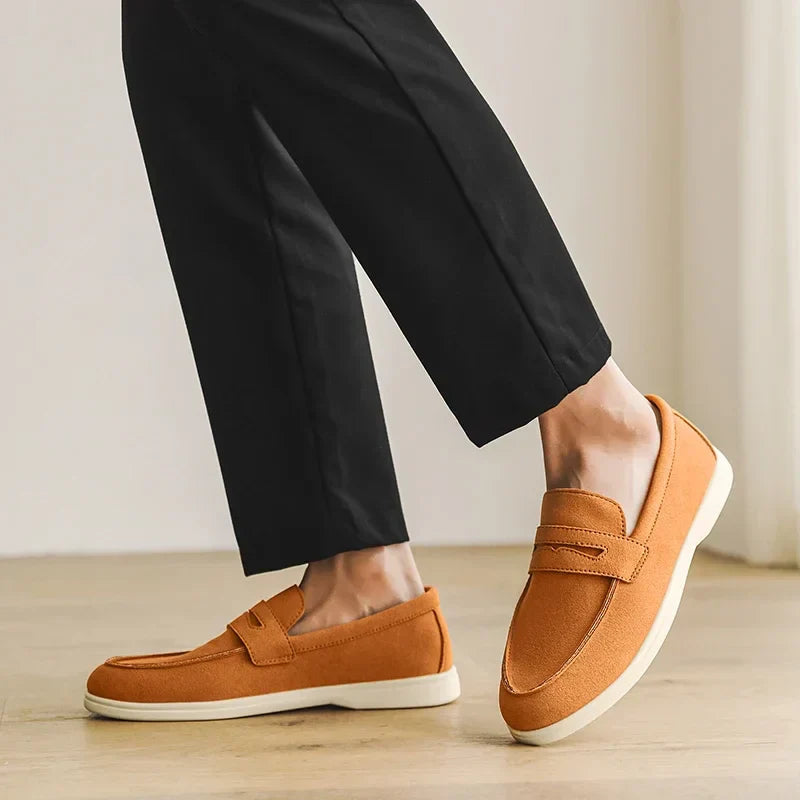 Ethan | Mjuk Konstmocka Loafers för Män med Handsydda Sömmar 7