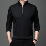 Ethan | Modern Asymmetrical Long Sleeve Polo 0