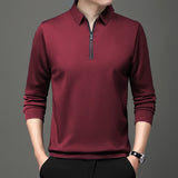 Ethan | Modern Asymmetrical Long Sleeve Polo 3