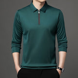 Ethan | Modern Asymmetrical Long Sleeve Polo 4