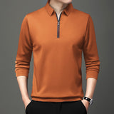 Ethan | Modern Asymmetrical Long Sleeve Polo 5