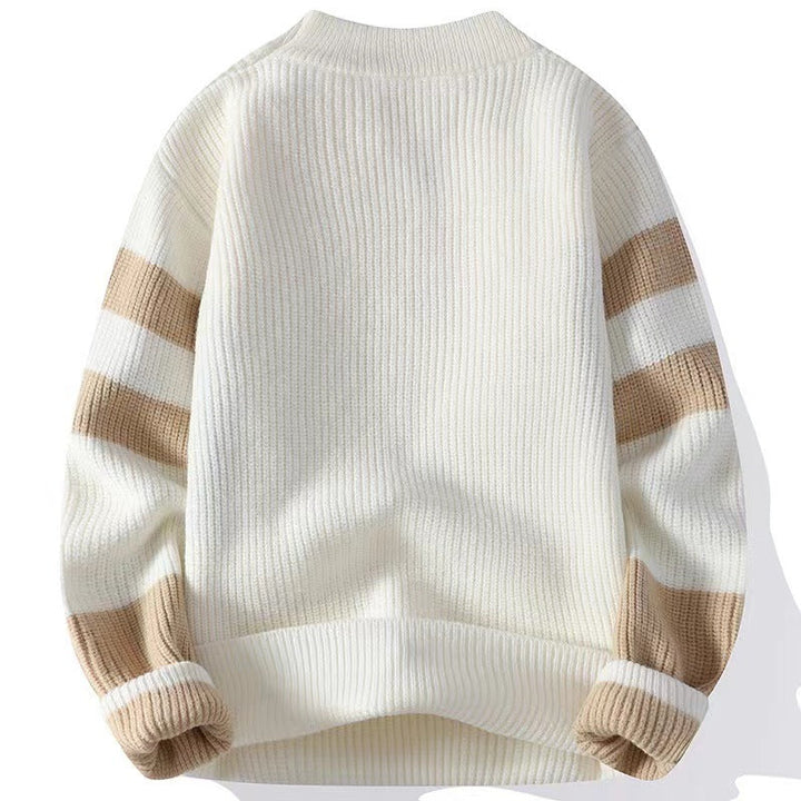 Ethan | Modern Oversized Hösttröja med Blockmönster 3