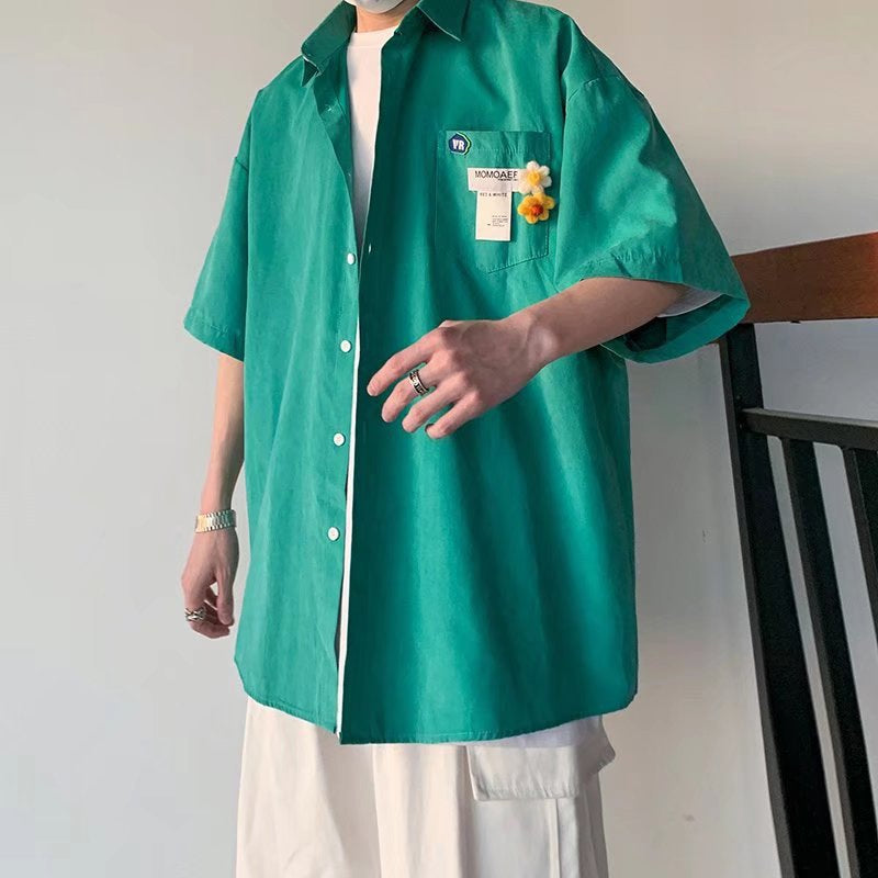 Ethan | Modern Slim Fit Herrskjorta Med Halvlånga Ärmar 2