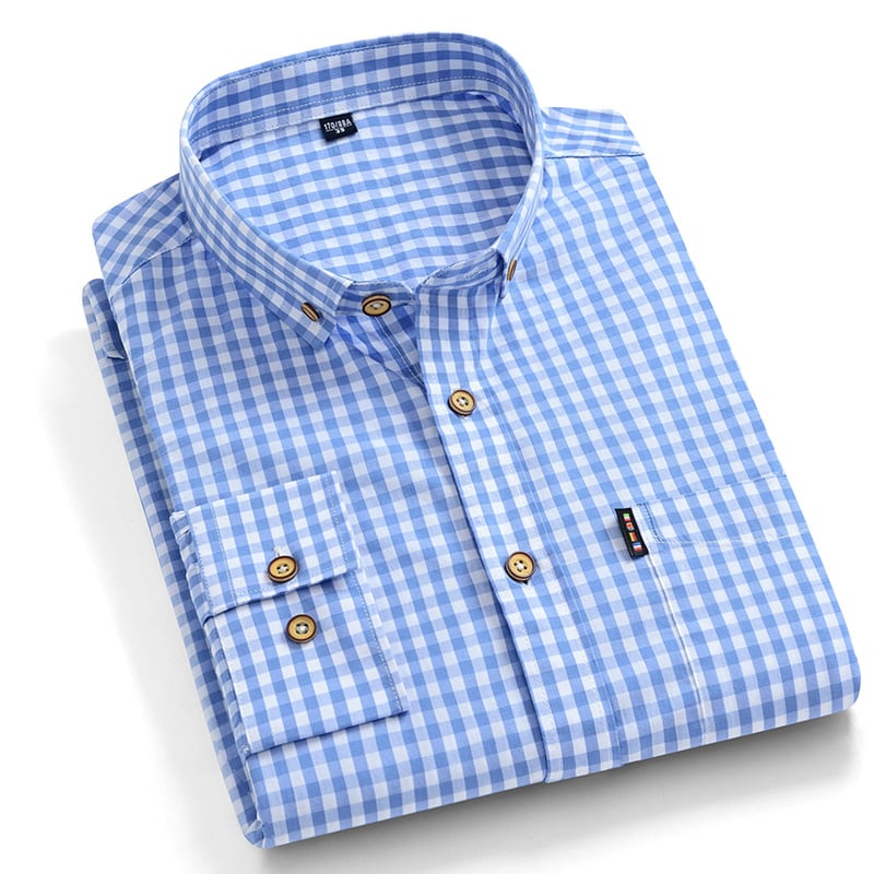 Ethan | Modern Slim Fit Skjorta med Fyrkantig Krage 1