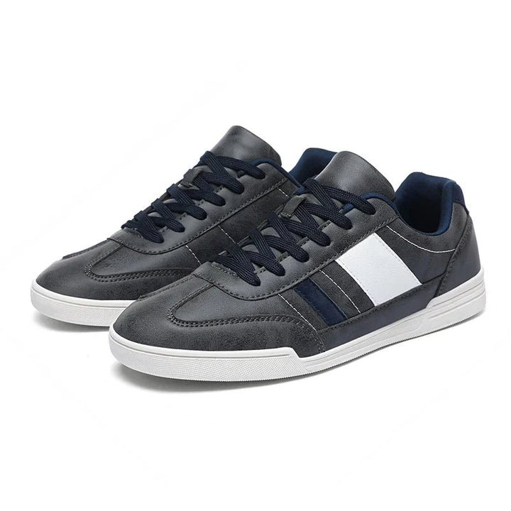 Ethan | Modern Tvåfärgad Låg Sneakers med Vadderad Fotbädd 4