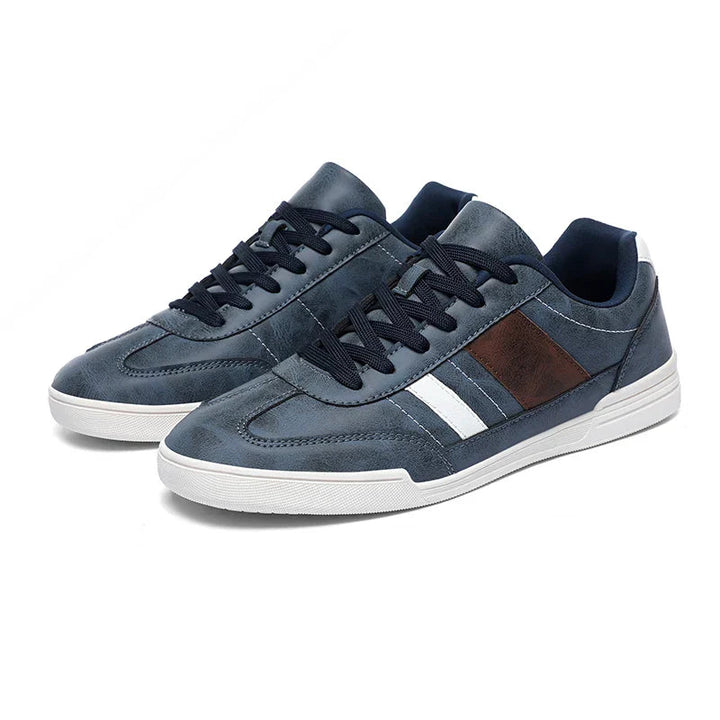 Ethan | Modern Tvåfärgad Låg Sneakers med Vadderad Fotbädd 5