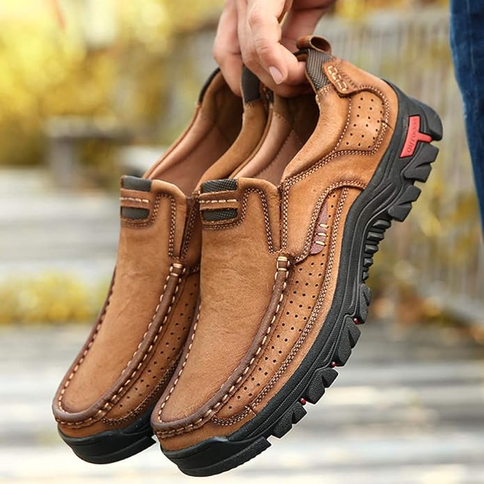 Ethan | Ortopediska Halkfria Slip-On-Skor för Män 4
