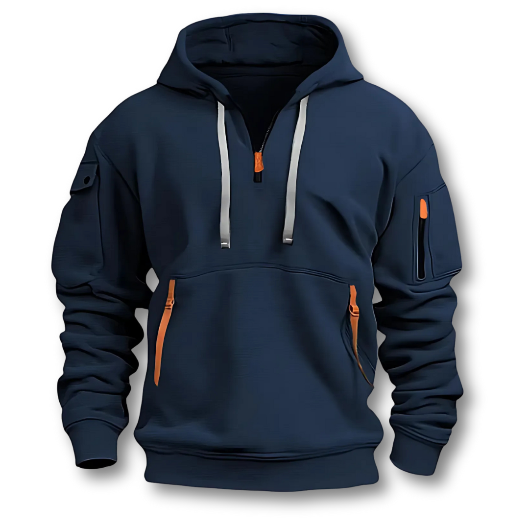 Ethan | Praktisk Justerbar Hoodie med Känguruficka 1