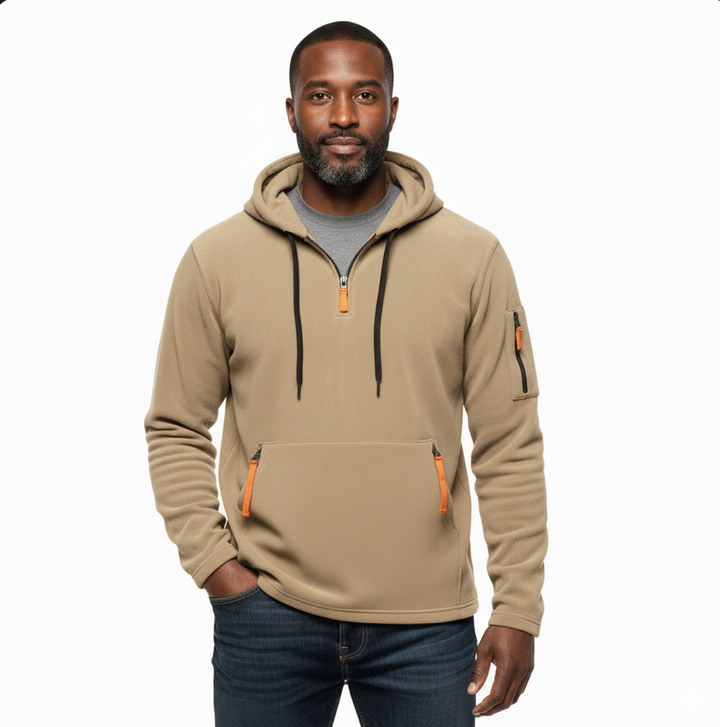 Ethan | Praktisk Justerbar Hoodie med Känguruficka 4