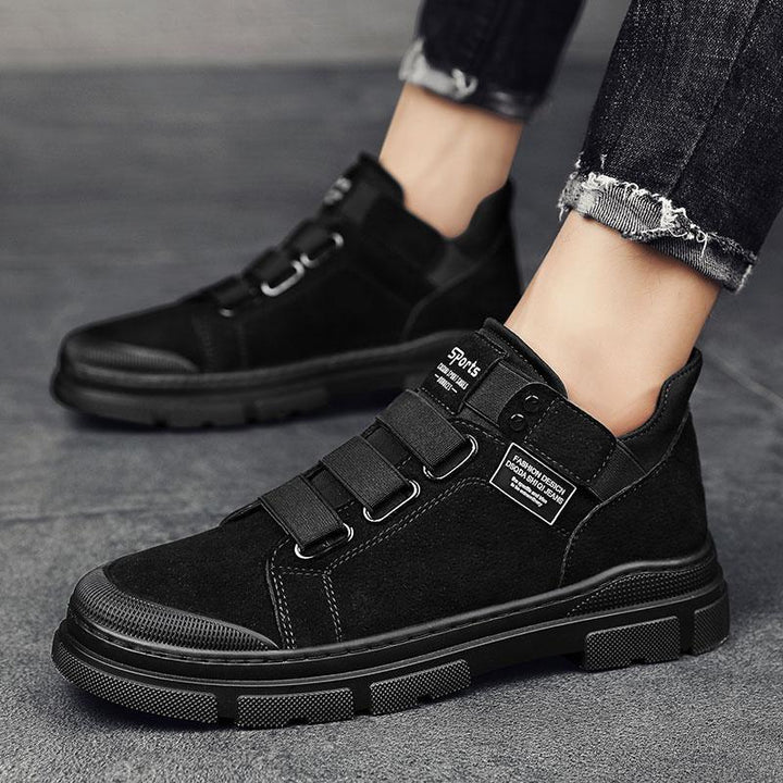Ethan | Praktiska Vinter Sneakers Herr med Resårband 0