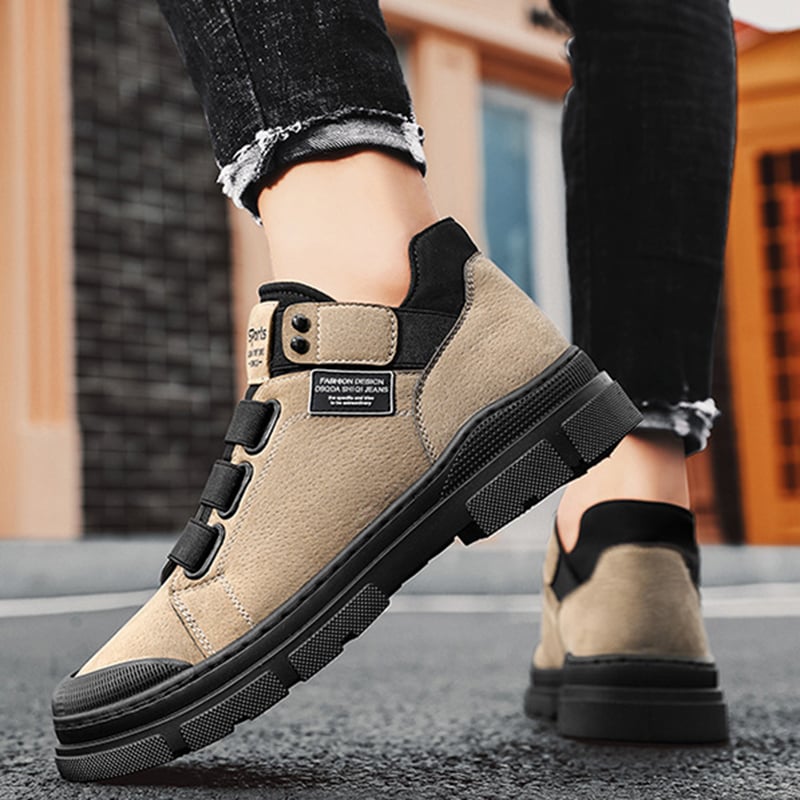 Ethan | Praktiska Vinter Sneakers Herr med Resårband 2