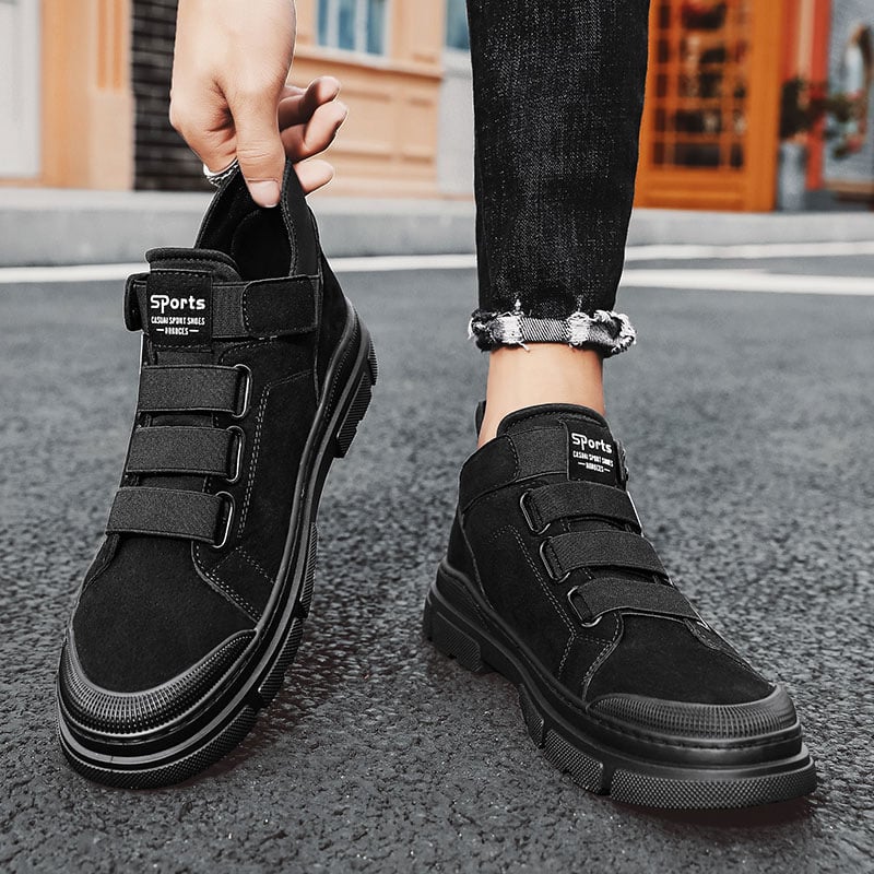 Ethan | Praktiska Vinter Sneakers Herr med Resårband 3