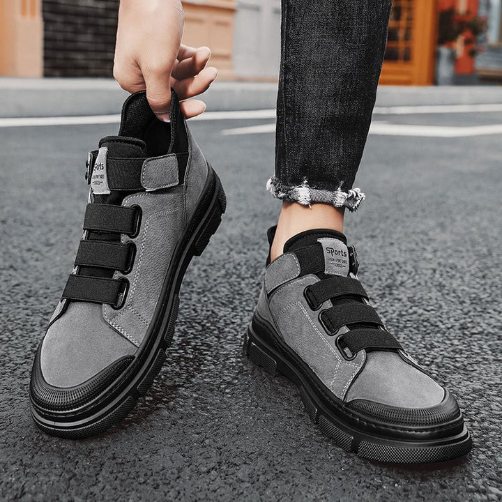 Ethan | Praktiska Vinter Sneakers Herr med Resårband 4