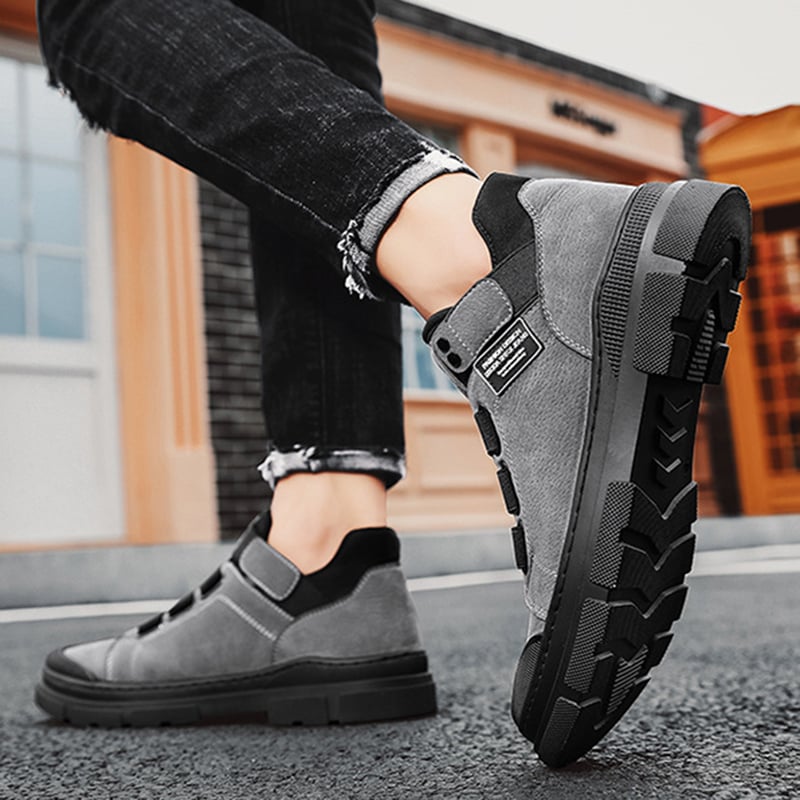 Ethan | Praktiska Vinter Sneakers Herr med Resårband 5
