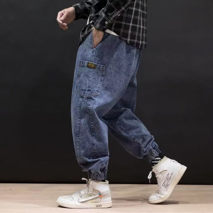 Ethan | Raka Ben Jeans Med Cargofickor För Herrar 4
