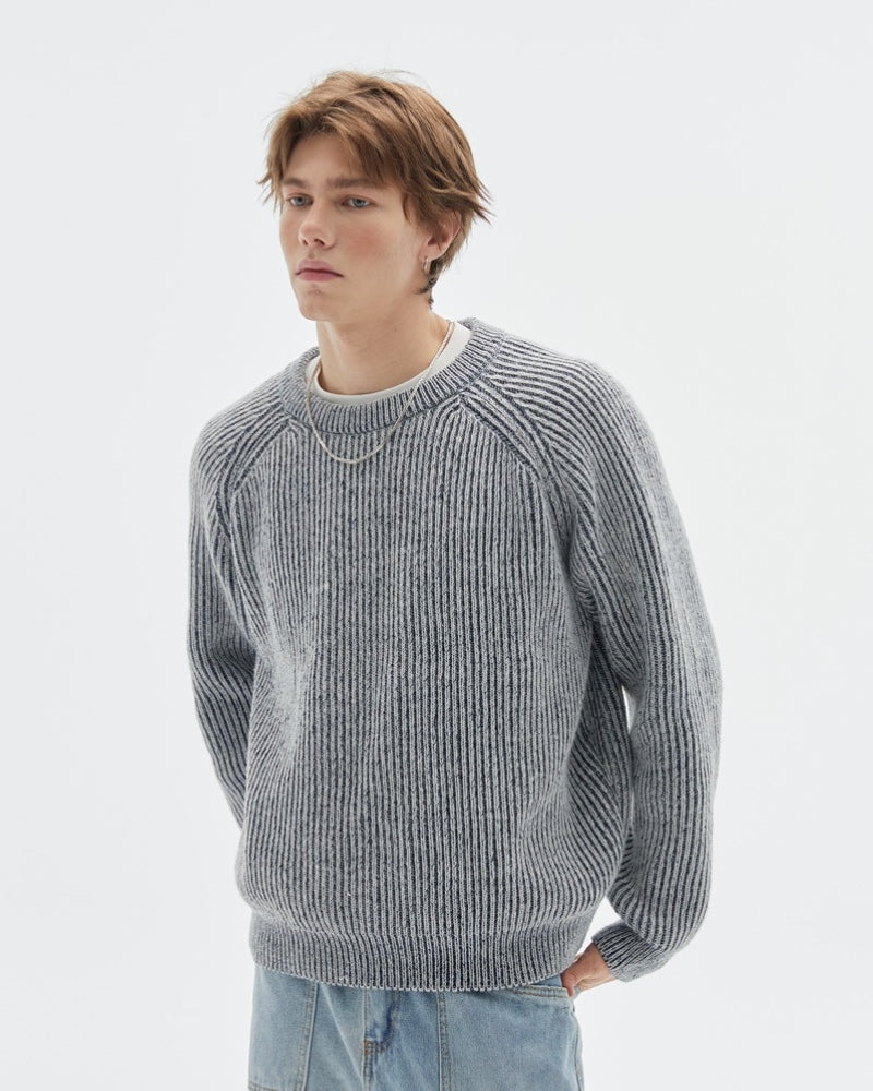 Ethan | Ribbstickad Avslappnad Herrtröja i Modern Stil 2