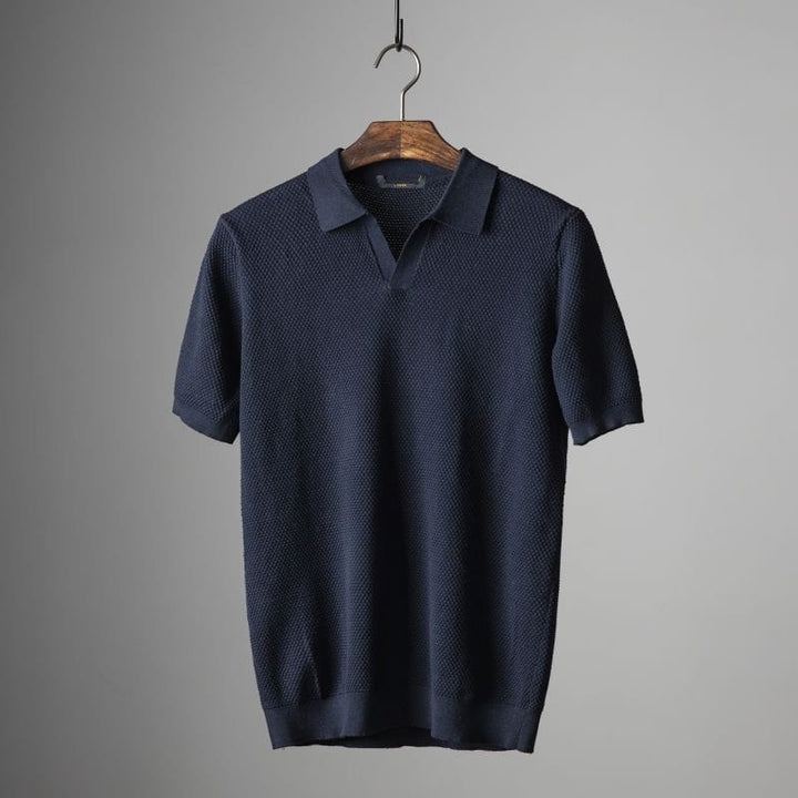 Ethan | Slim Fit Andningsbar Pikétröja för Herr 2
