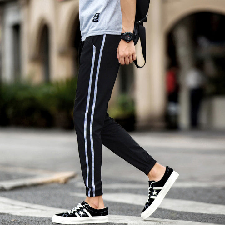 Ethan | Slim Fit Croppade Joggerbyxor för Vår och Sommar 3
