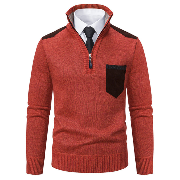 Ethan | Slim Fit Fleece-Lined Winter Sweater 2