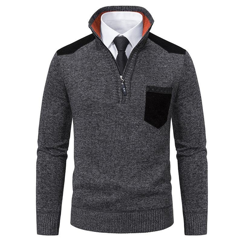 Ethan | Slim Fit Fleece-Lined Winter Sweater 3