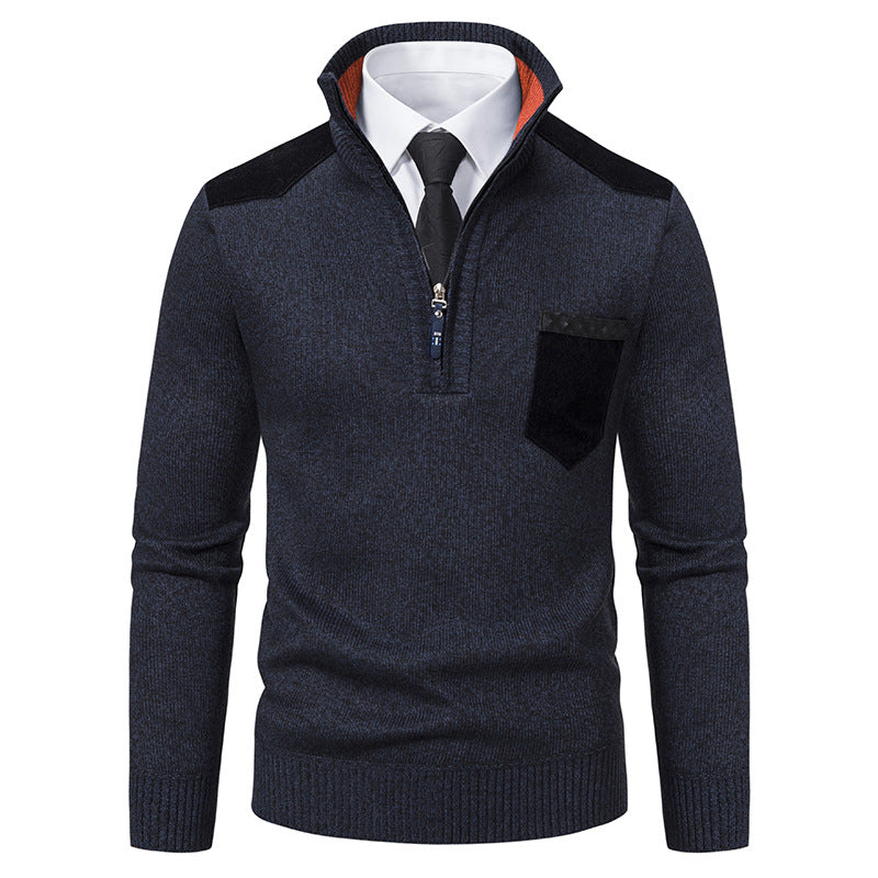 Ethan | Slim Fit Fleece-Lined Winter Sweater 5