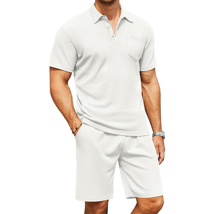 Ethan | Slim Fit Kavajkrage Pikétröja för Sommar 2