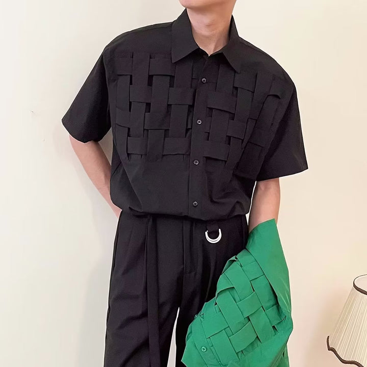 Ethan | Slim Fit Kortärmad Herrskjorta för Sommar 0