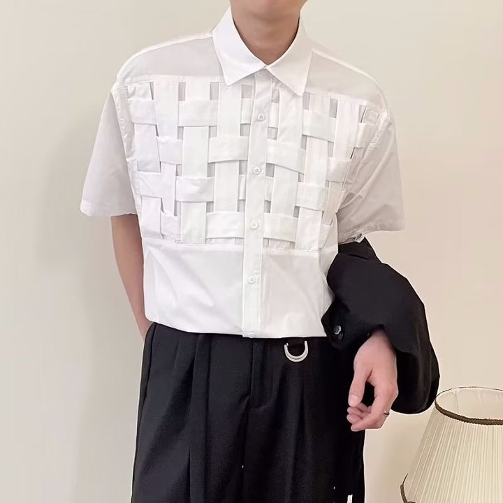 Ethan | Slim Fit Kortärmad Herrskjorta för Sommar 2