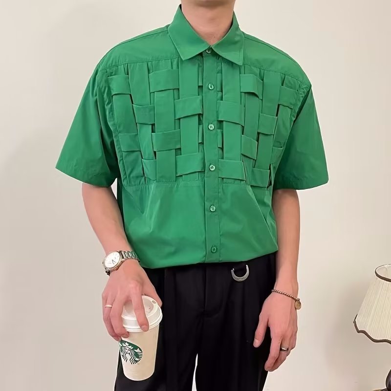 Ethan | Slim Fit Kortärmad Herrskjorta för Sommar 3