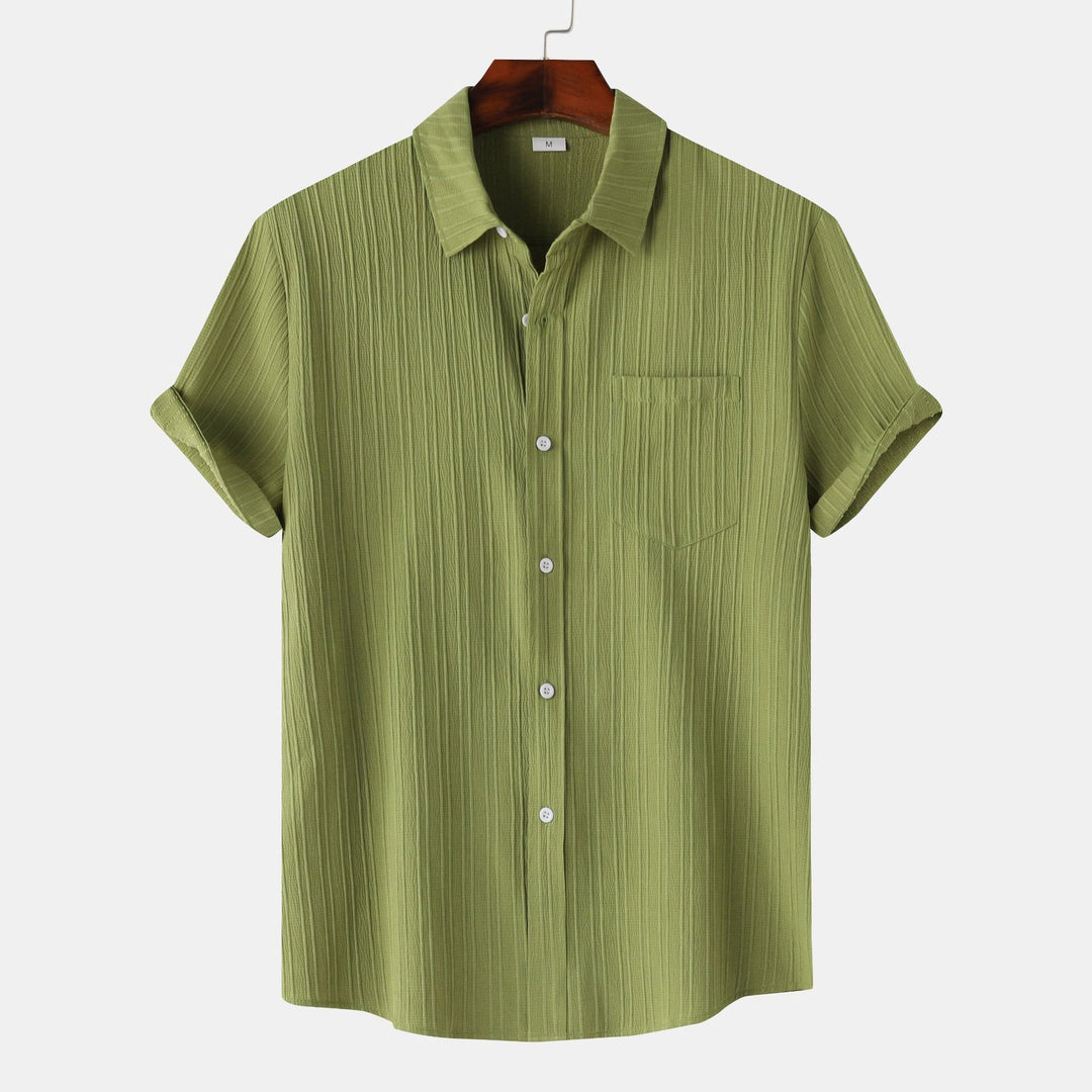 Ethan | Slim Fit Kortärmad Poloshirt För Varmt Väder 0