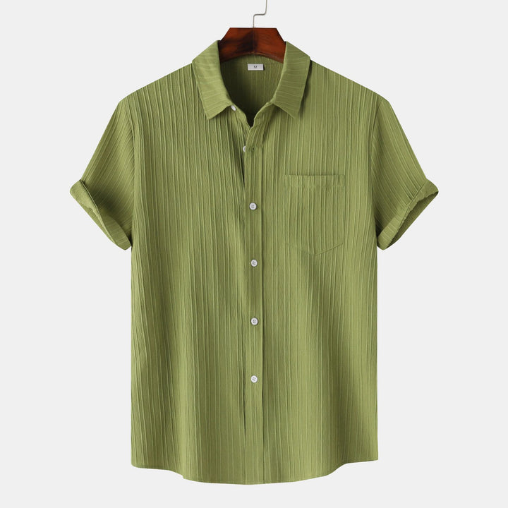 Ethan | Slim Fit Kortärmad Poloshirt För Varmt Väder 0