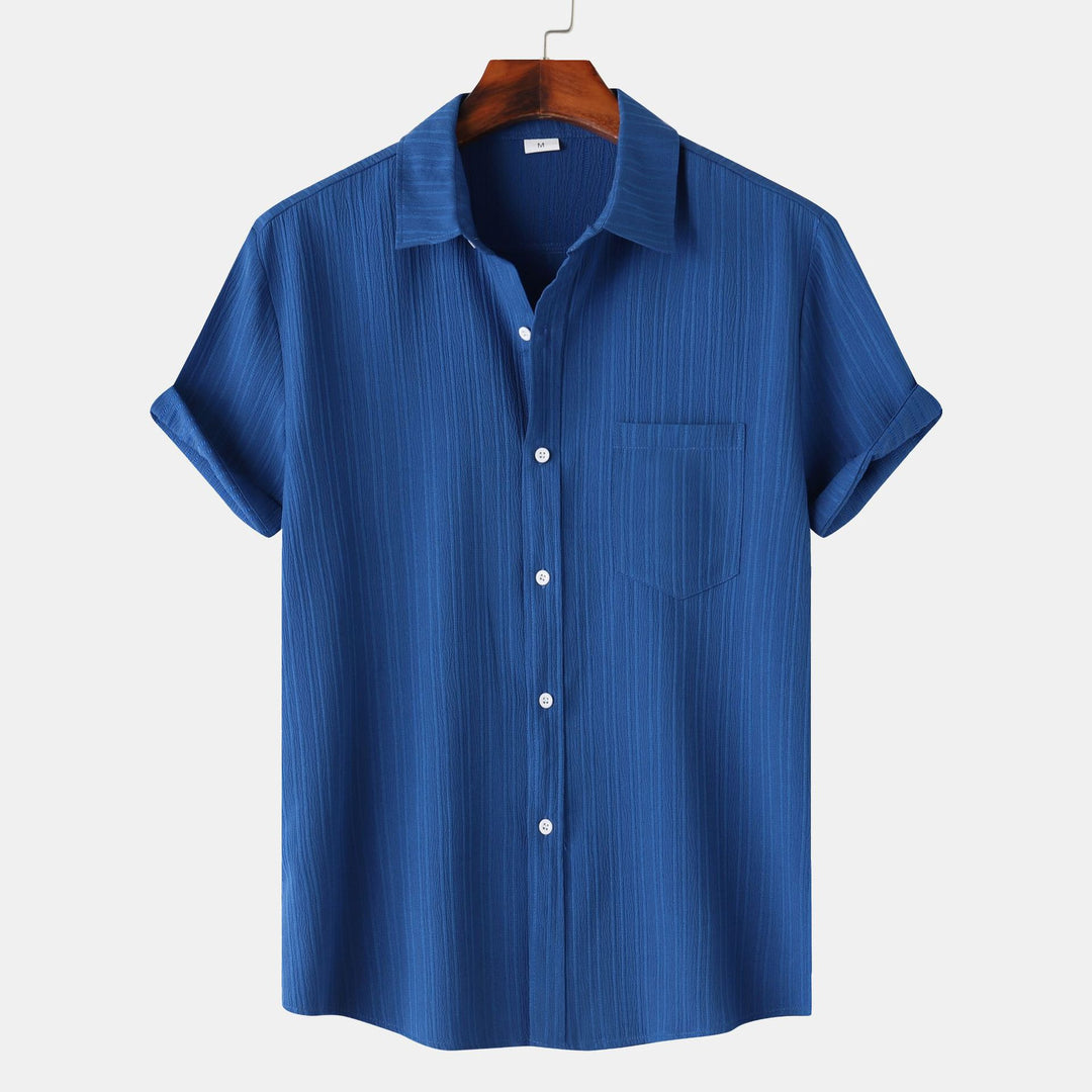Ethan | Slim Fit Kortärmad Poloshirt För Varmt Väder 1