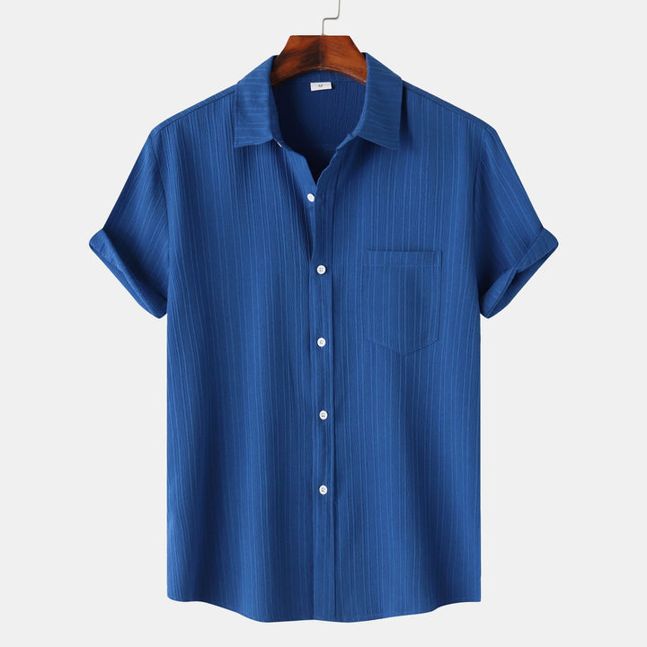 Ethan | Slim Fit Kortärmad Poloshirt För Varmt Väder 1